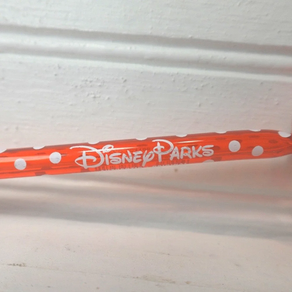Disney Parks Minnie Mouse Pen Red & White Bow Authentic Collectible Memorabilia